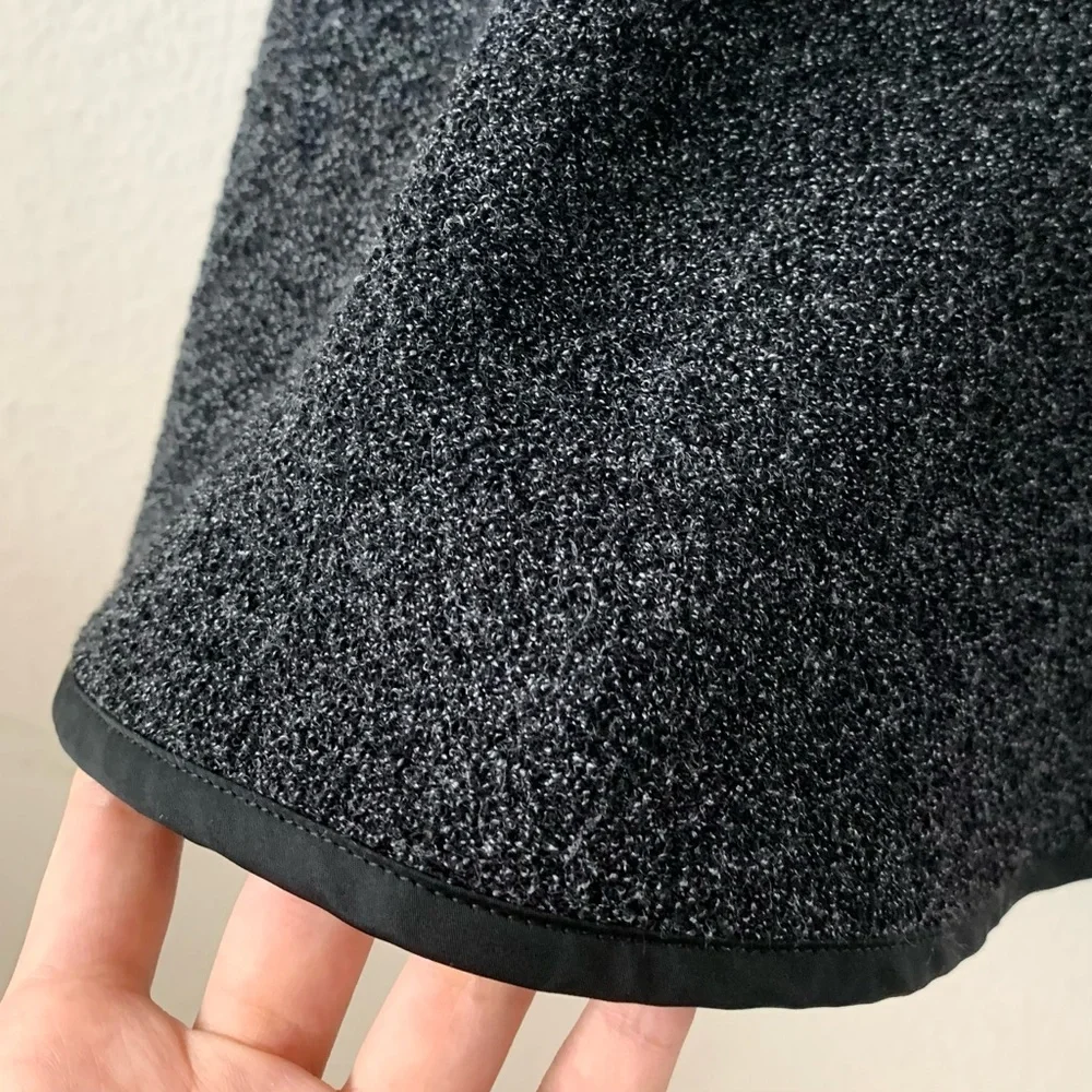 Louis Vuitton wool blend knit flare skirt